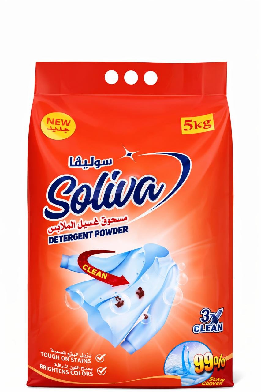 Soliva detergent powder 5kg pack